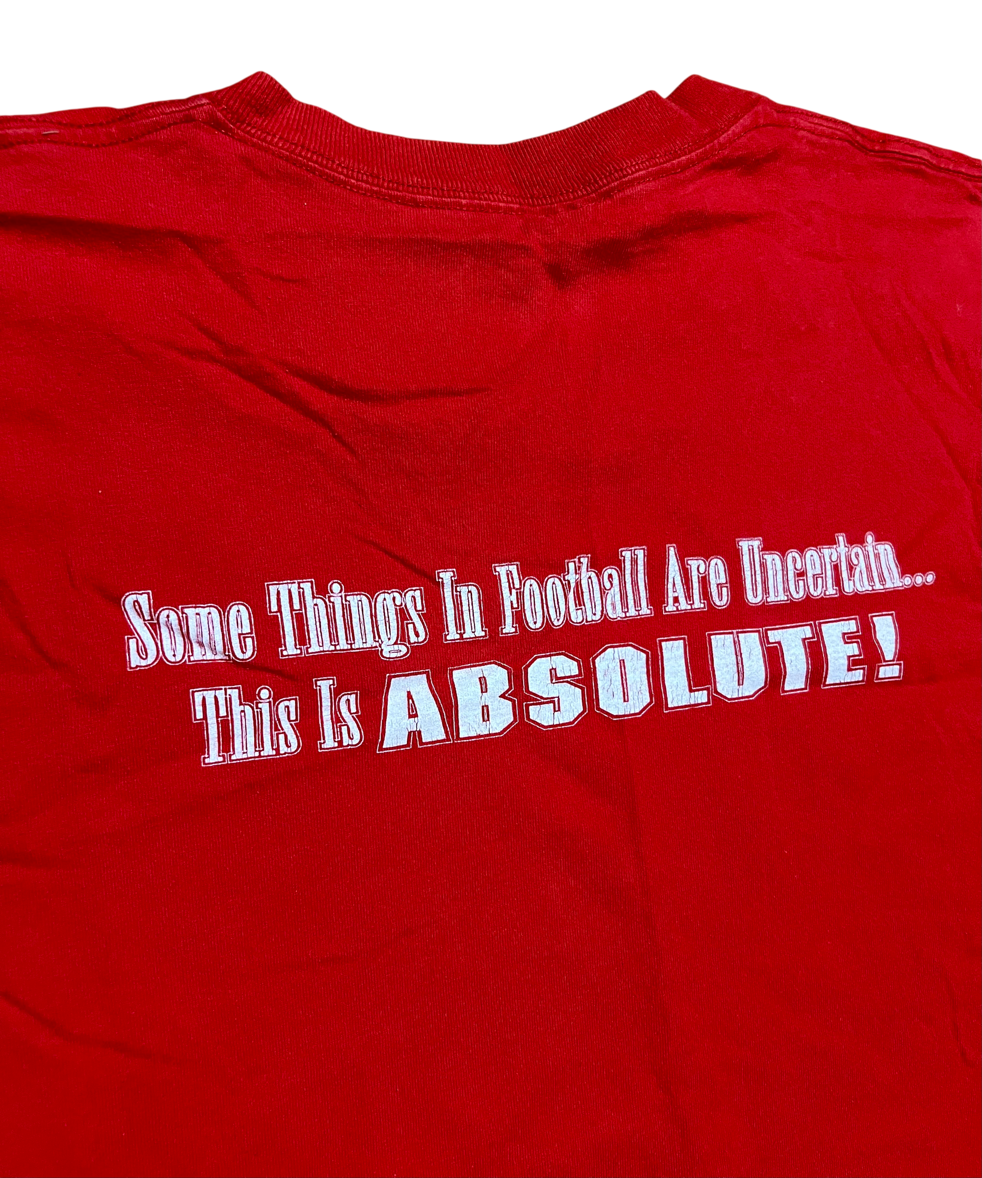 1998 Vintage Playoff Absolute SSD Football Promo Red T-Shirt