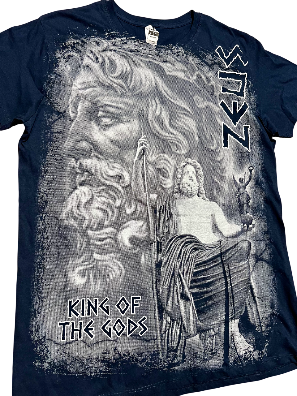 Zeus King of The Gods Greek Mythology Vintage Graphic T-Shirt