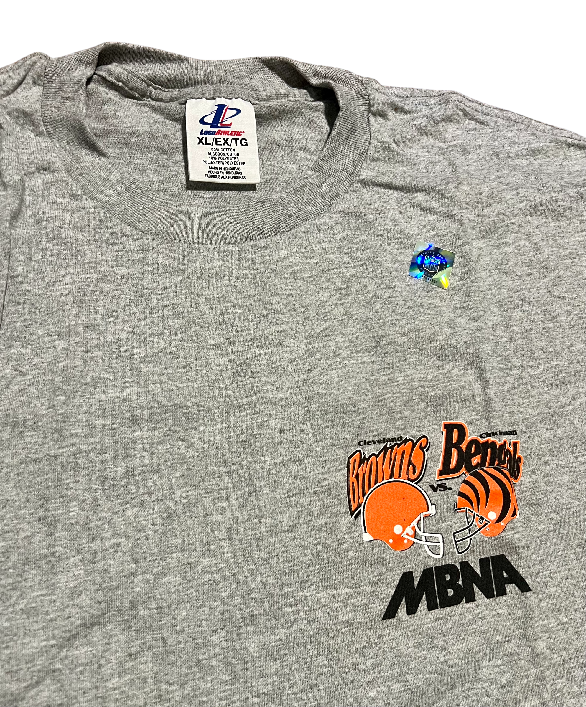 Cleveland Browns/Cincinnati Bengals Logo Athletics Y2K Vintage T-Shirt