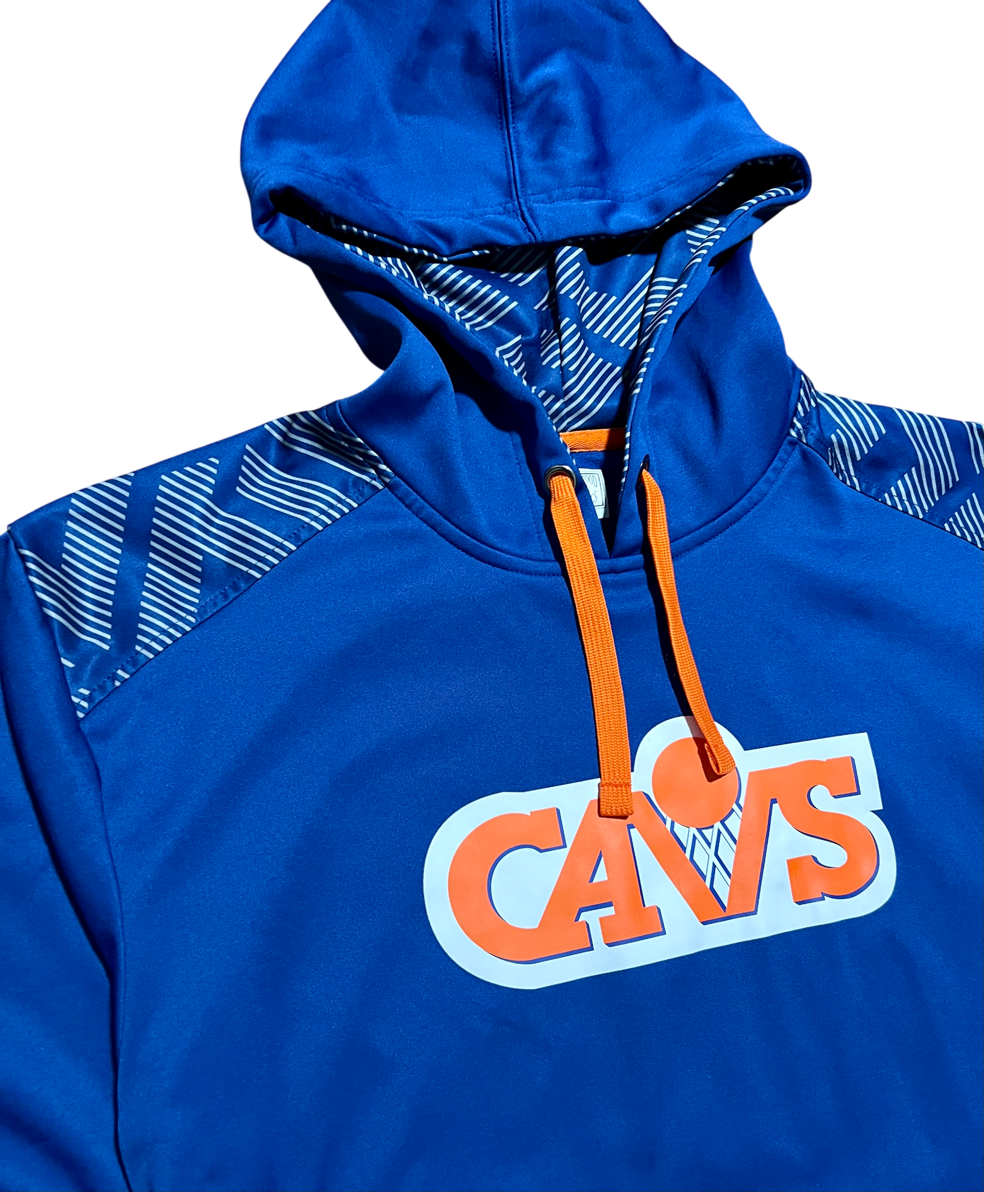 Cleveland Cavaliers Majestic Hardwood Classics Blue Pullover Hoodie