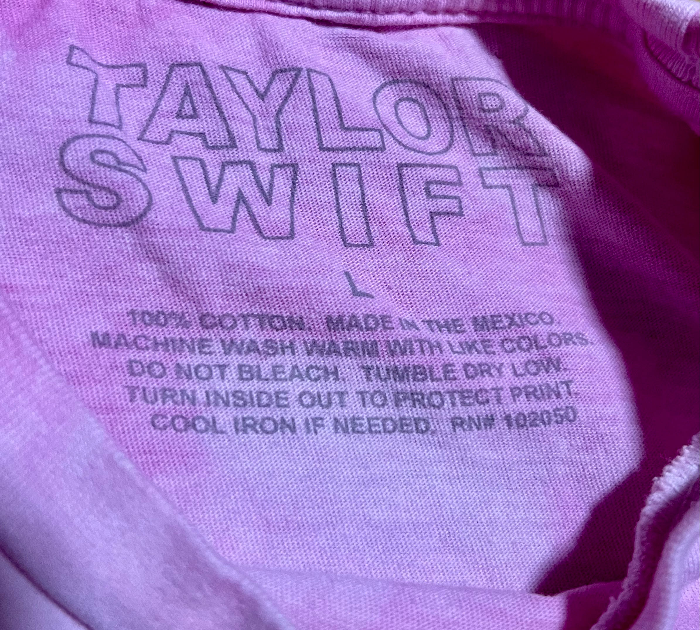 Taylor Swift Lover Album Tie-Dye Pink Graphic T-Shirt