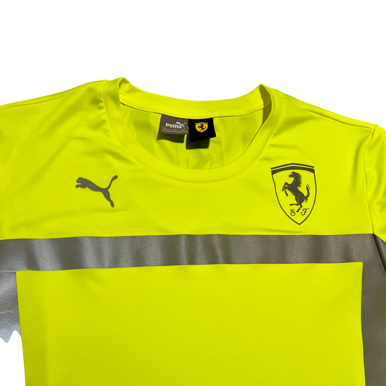 Puma x Ferrari Yellow Vintage Soccer Jersey