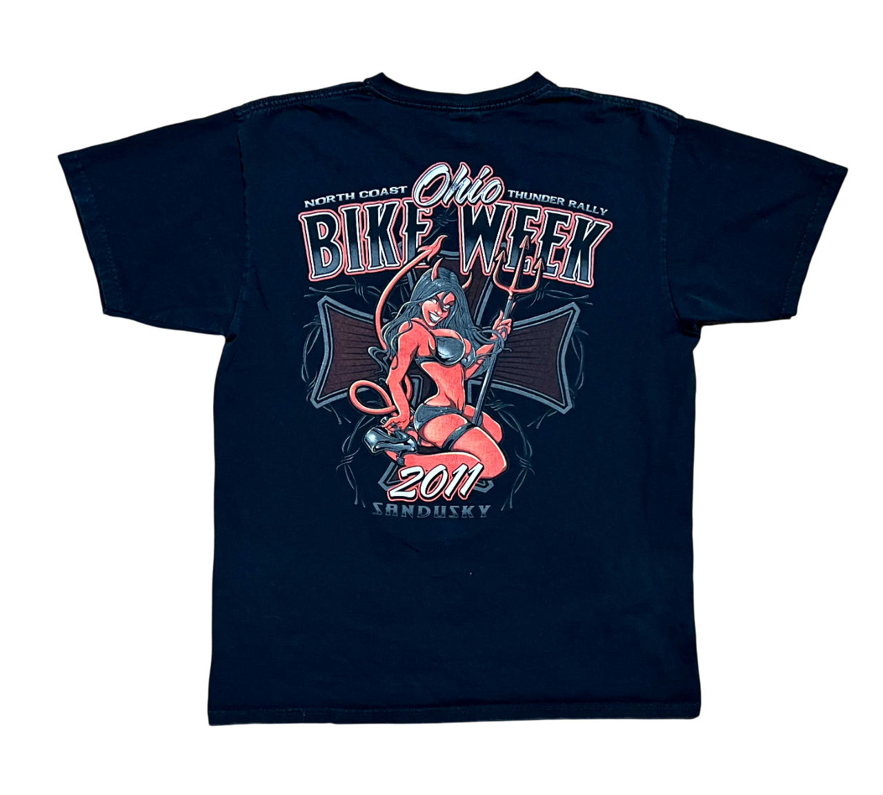Ohio Bike Week Thunder Rally 2011 Vintage Graphic T-Shirt