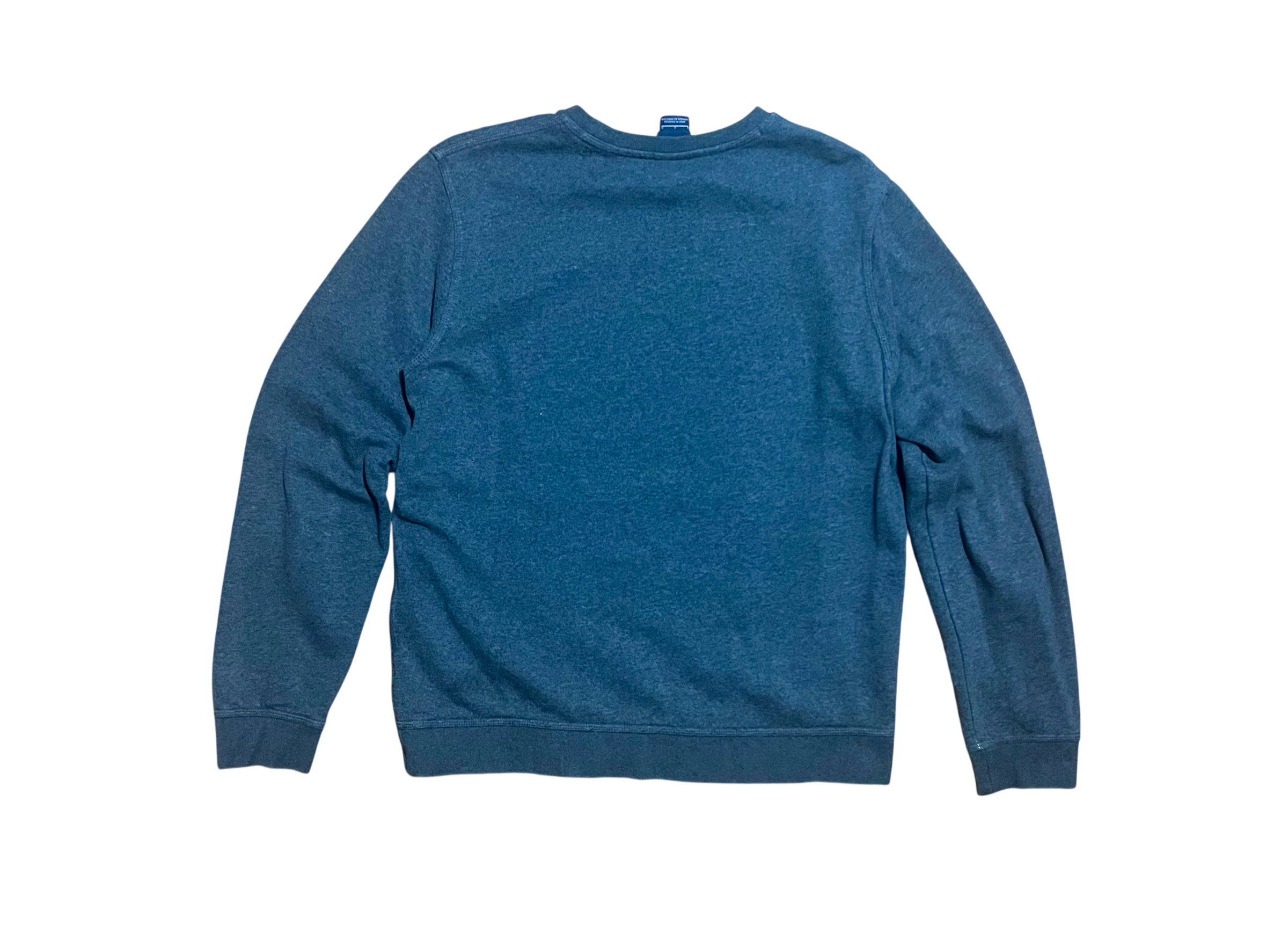 Nike Classic Embroidered Swoosh Gray Crew Neck Sweatshirt