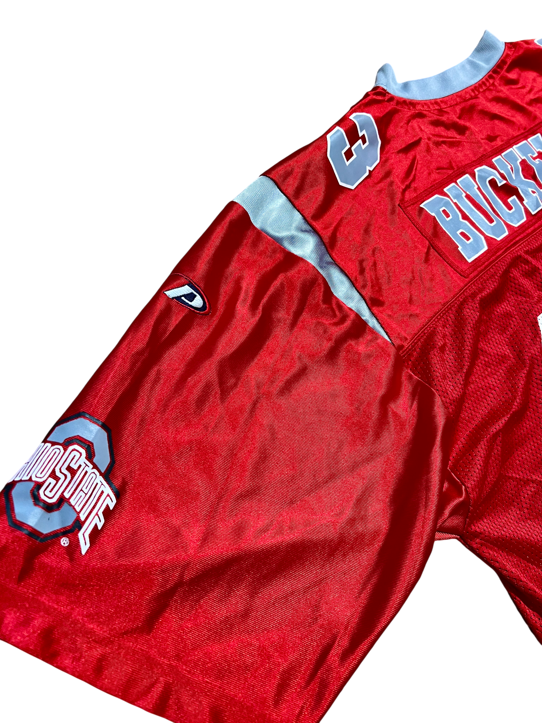 Ohio State Buckeyes Vintage #03 Pro Player Red Football Jersey