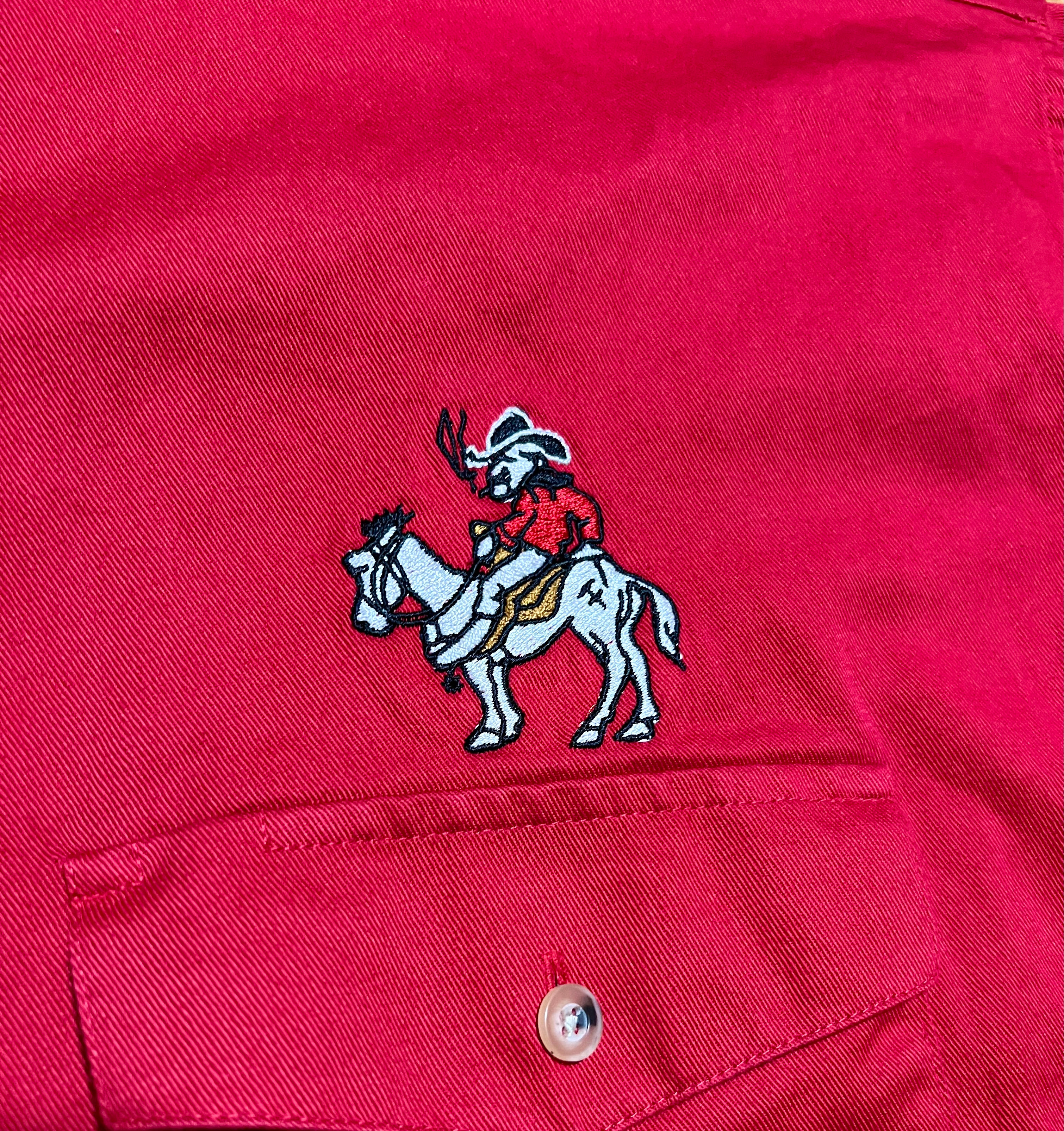 Texas Tech Red Raiders/Saddle Tramps Western Style 90s/Y2K Shirt