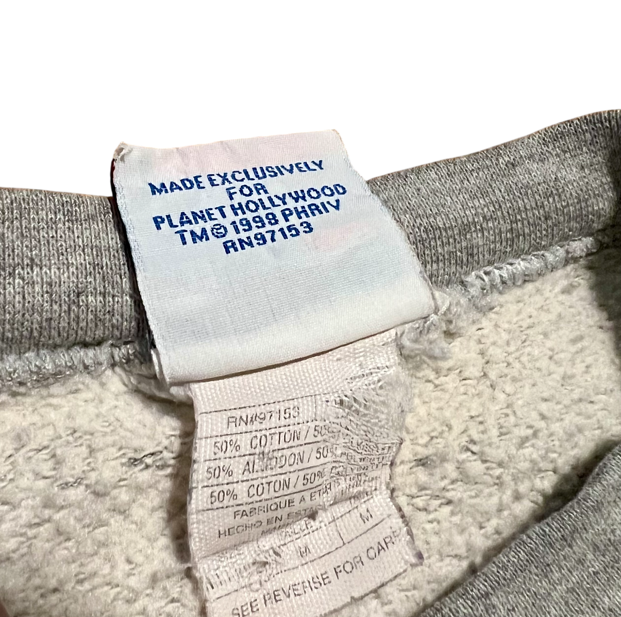 Planet Hollywood Seattle 1998 Vintage Graphic Crew Neck Sweatshirt