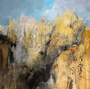 #mountains#dolomites#yellow#expressionist