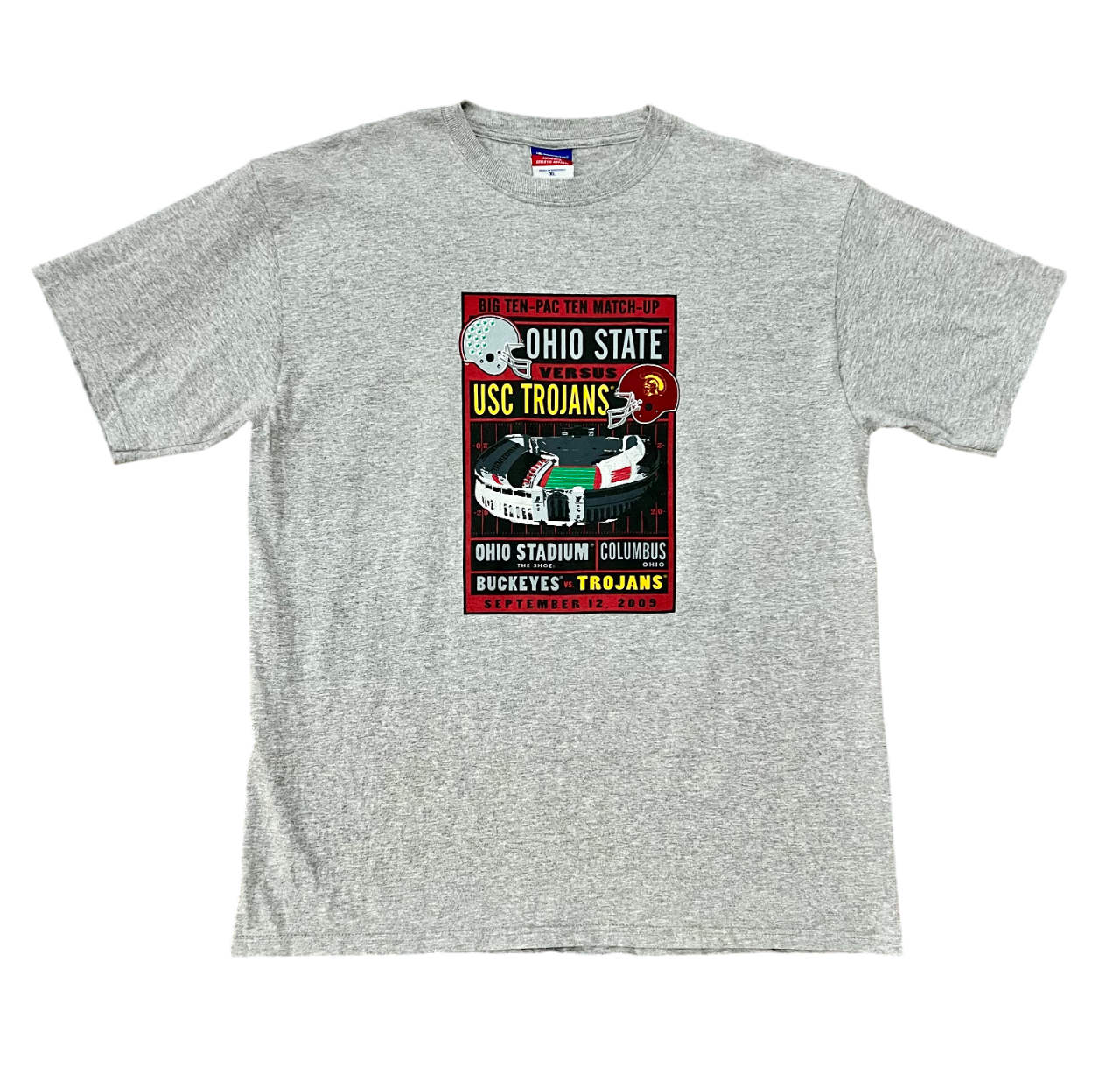 Ohio State Buckeyes V USC Trojans '09 Champion Vintage Graphic T-Shirt
