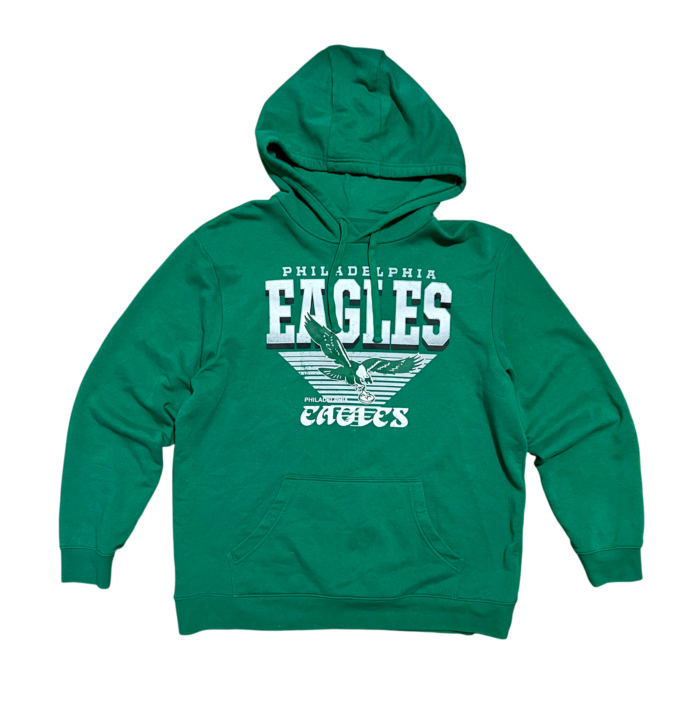 Philadelphia Eagles Fanatics Green Graphic Hoodie Sweatshirt