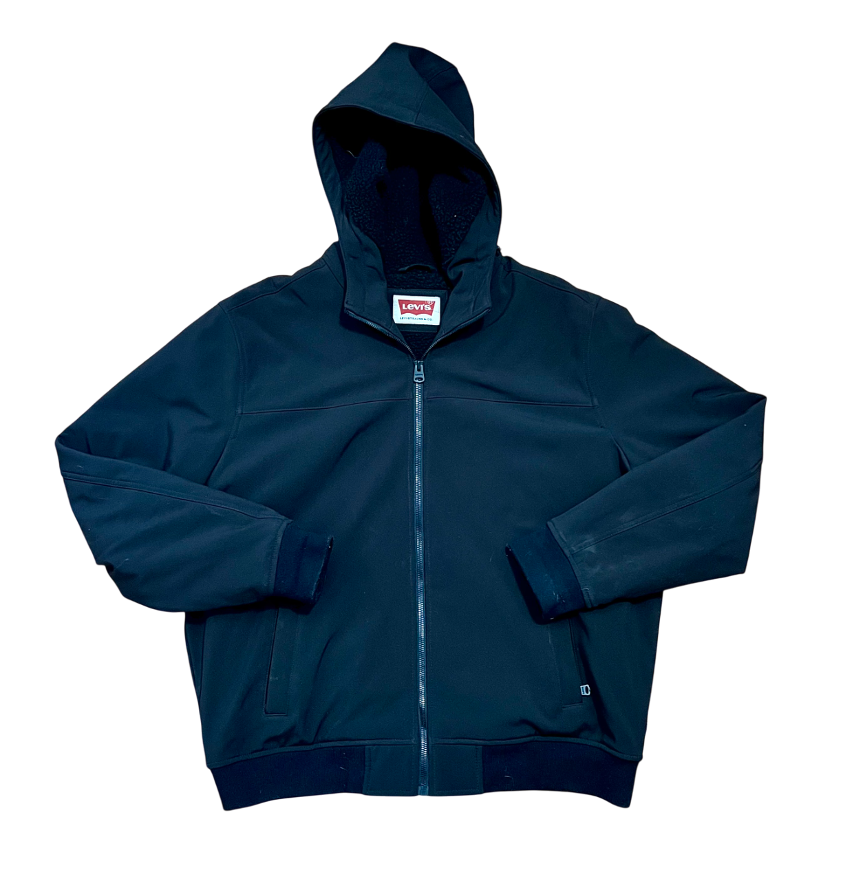 Levi's Strauss Classic Black Full Zip Bomber Jacket