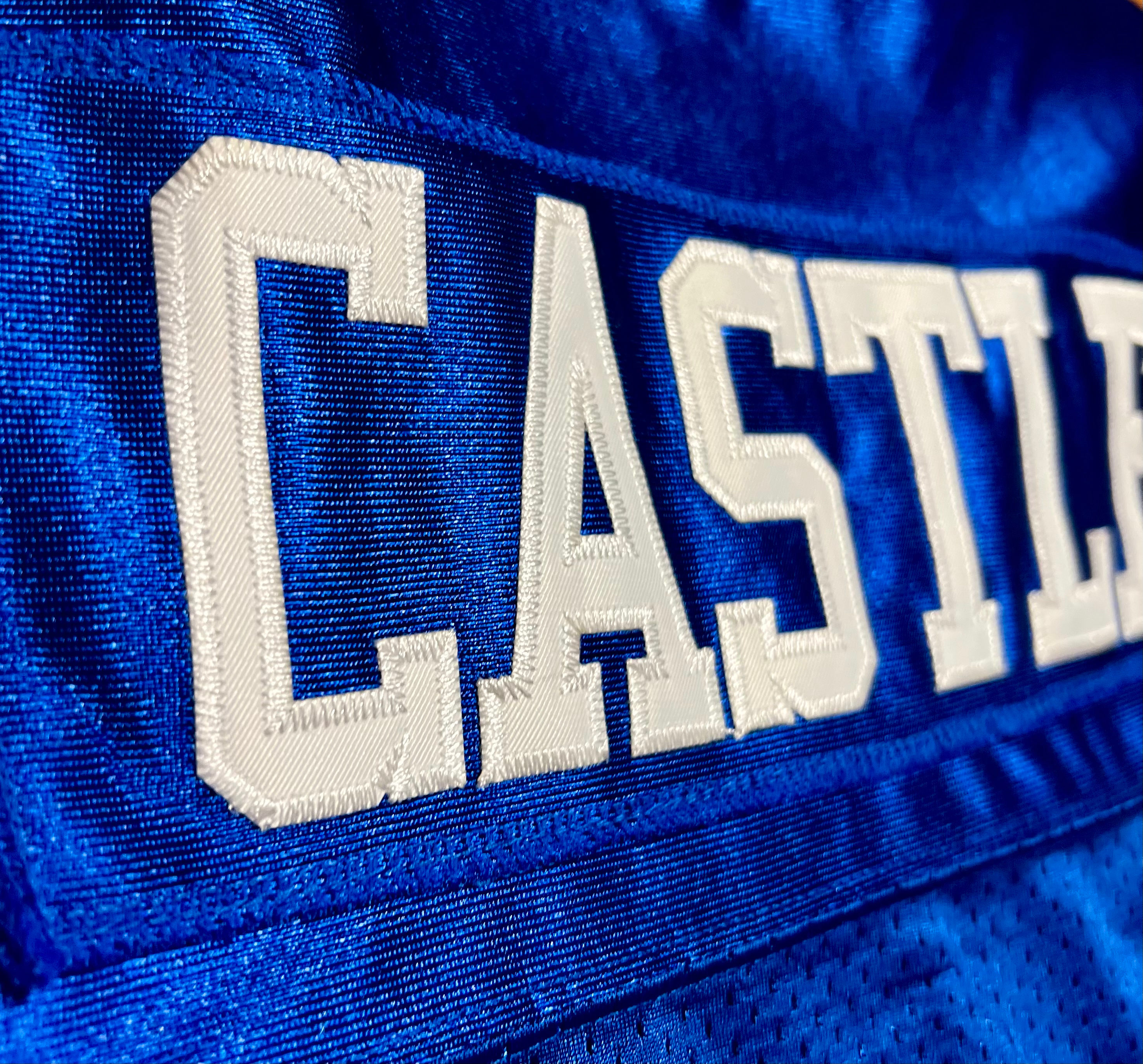 Thad Castle Blue Mountain State Embroidered Football Jersey