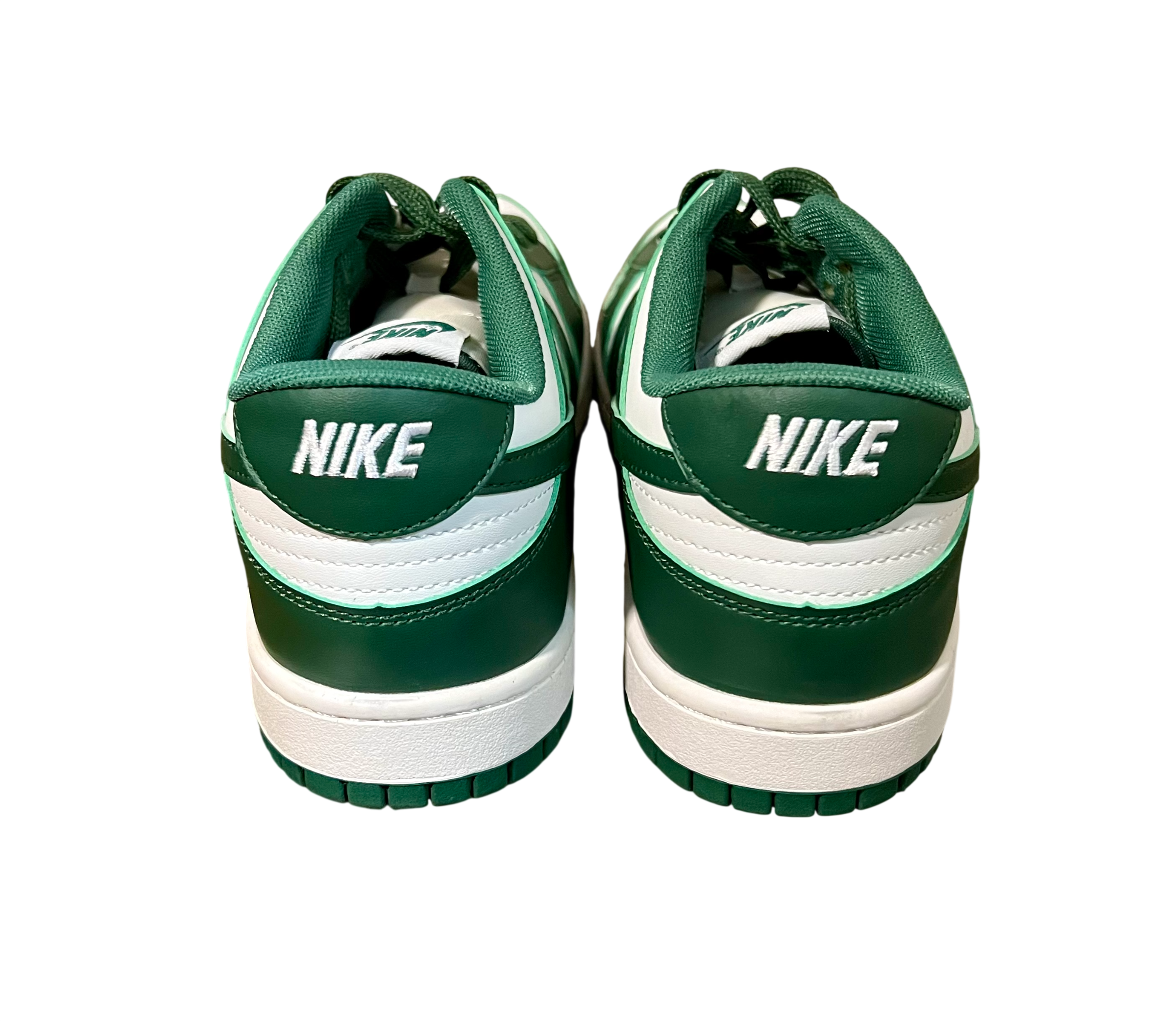 Nike Dunk Low Top Team Green & White Retro Casual Shoes