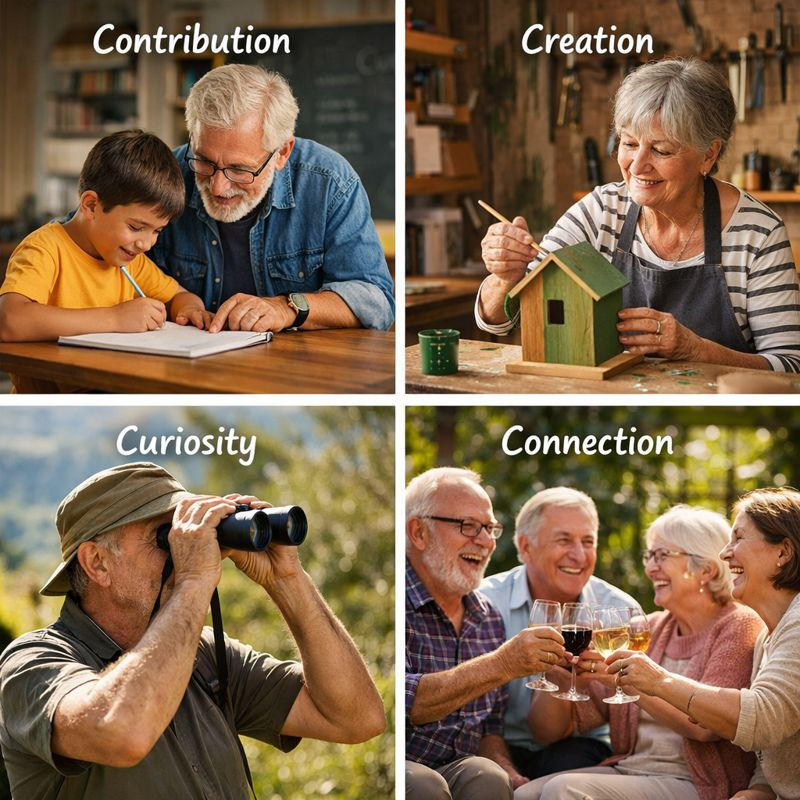 The Four C's of a Fulfilling Retirement