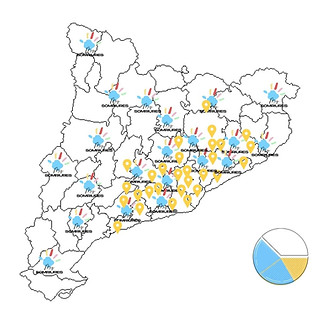 Omplim el mapa de ciutats participants Més Somriures,