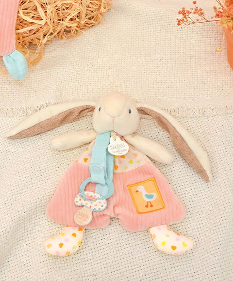 Miniatura: Doudou - Dans Mon Jardin "Coelho Doudou Prendedor Chupeta"