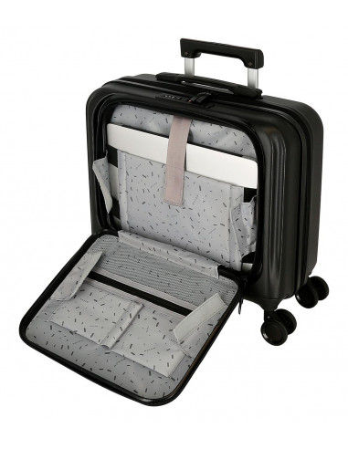 Miniatura: Movom - Mala de cabine Dayton Preto com bolso frontal
