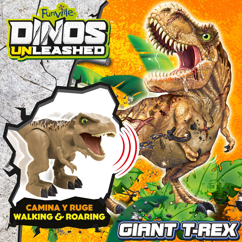 Miniatura: Dinossauro Gigante T-Rex C/Sons CB