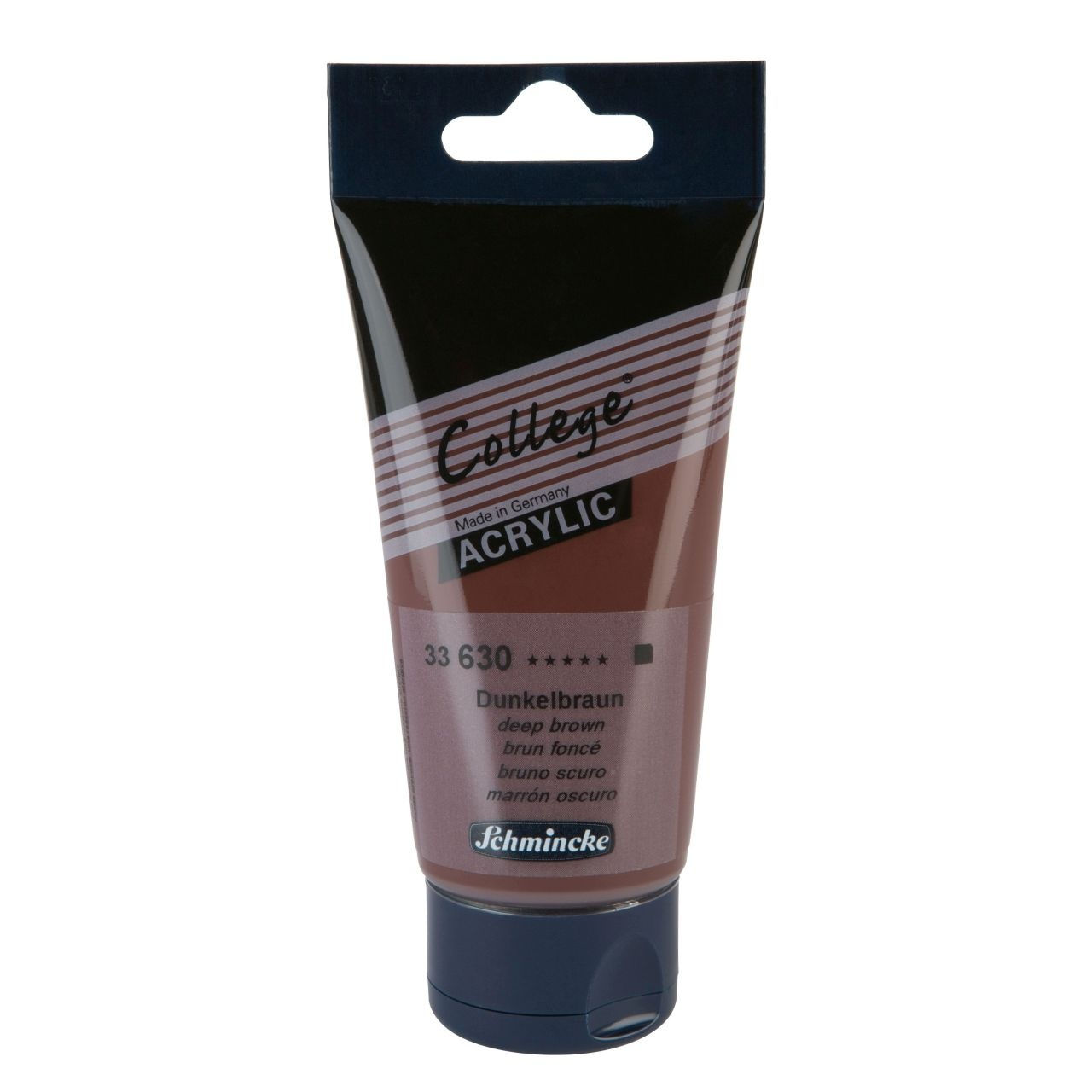 Schmincke - Tinta Acrílica College Castanho Escuro 75ml