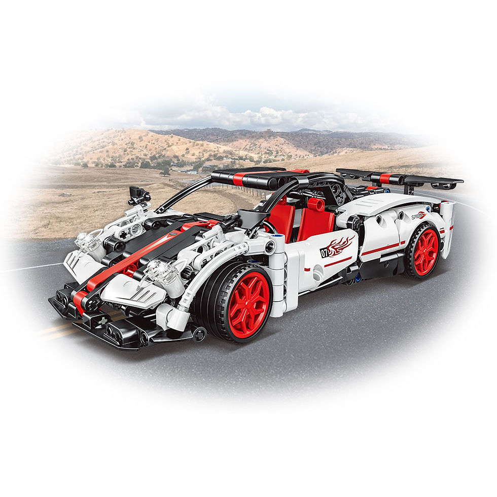 Miniatura: Const.Giros - Technic Racing Car Pullback Branco