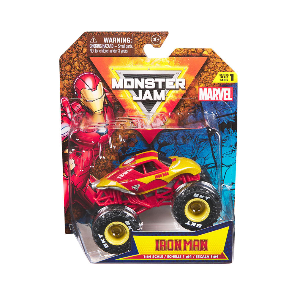Monster Jam Veiculo Marvel "Iron Man"