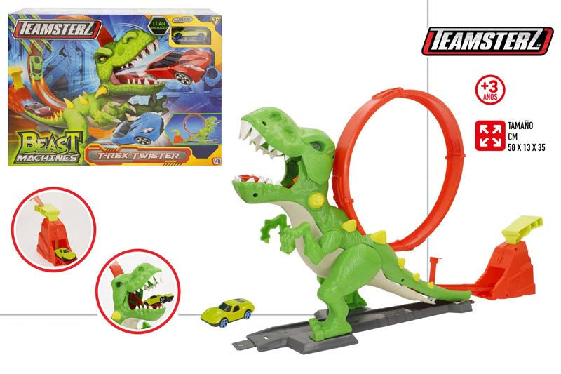 Pista Carros T-Rex Twister Teamsterz