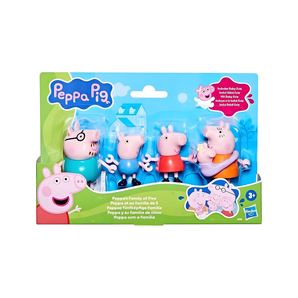 Peppa Pig Pack 5 Figuras "Peppa C/Familia"