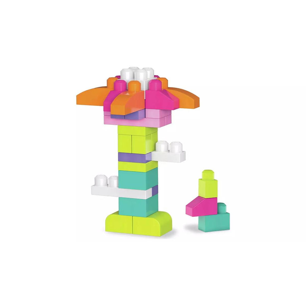 Miniatura: Mega Bloks - Saco 60 Peças Rosa