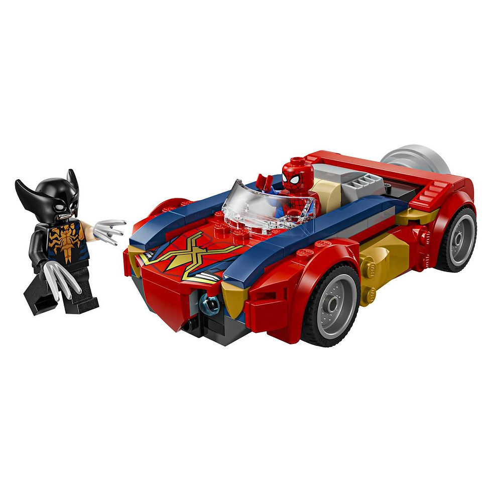 Miniatura: Lego Marvel - Carro do Spider-Man Contra Wolverine Venomizado
