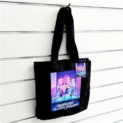 Miniatura: K-Pop Demon Hunters Saco Shopping Preto