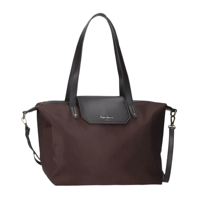 Pepe Jeans - Mala de Ombro Grande Leire Chocolate
