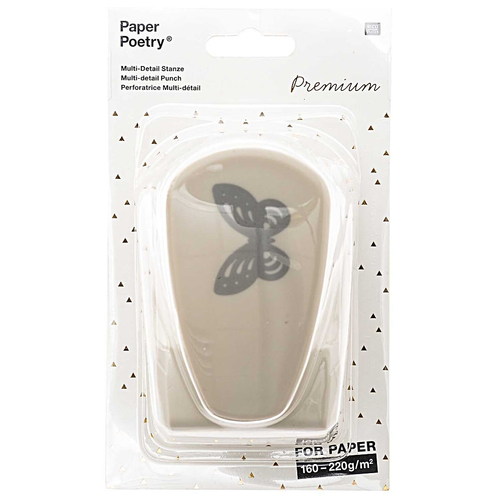 Rico - Furador 38x45mm Multi Detalhes Borboleta