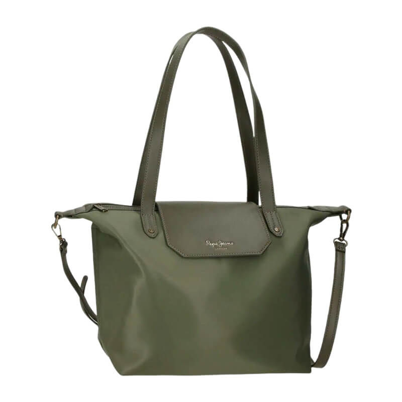 Pepe Jeans - Mala de Ombro Grande Leire Caqui