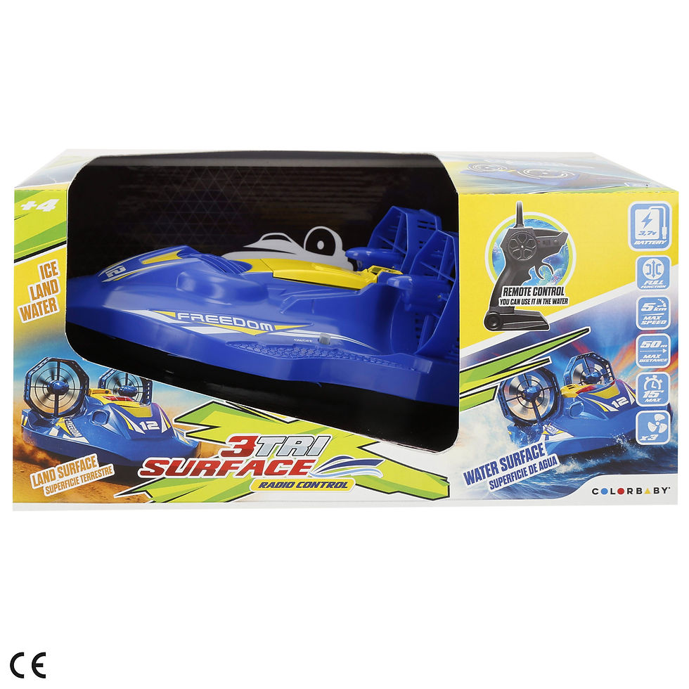 Miniatura: Barco Corrida Overcraft R/C Racing