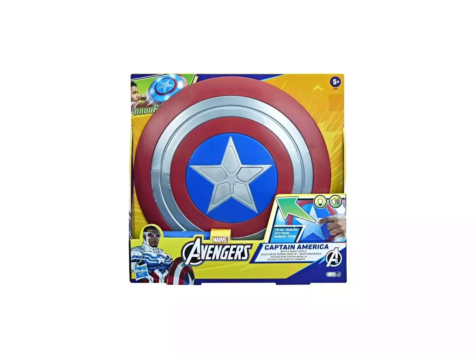 Capitão América - Escudo C/Ação de Combate