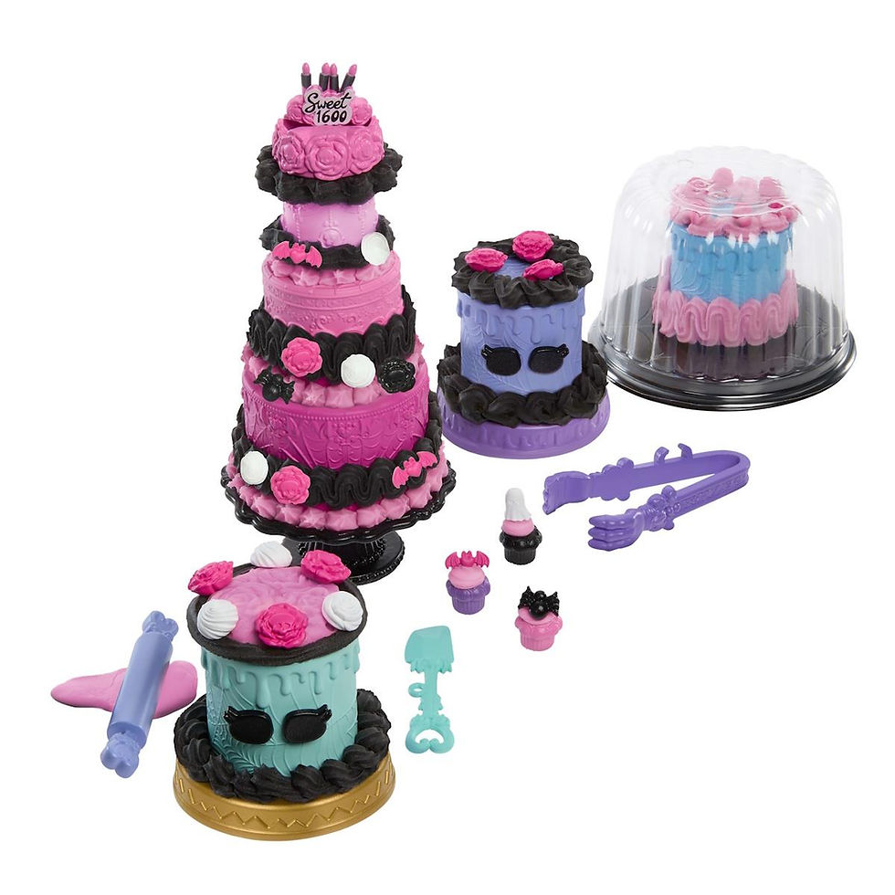 Miniatura: Monster High Kit Bolo Aniversário Clawdeen