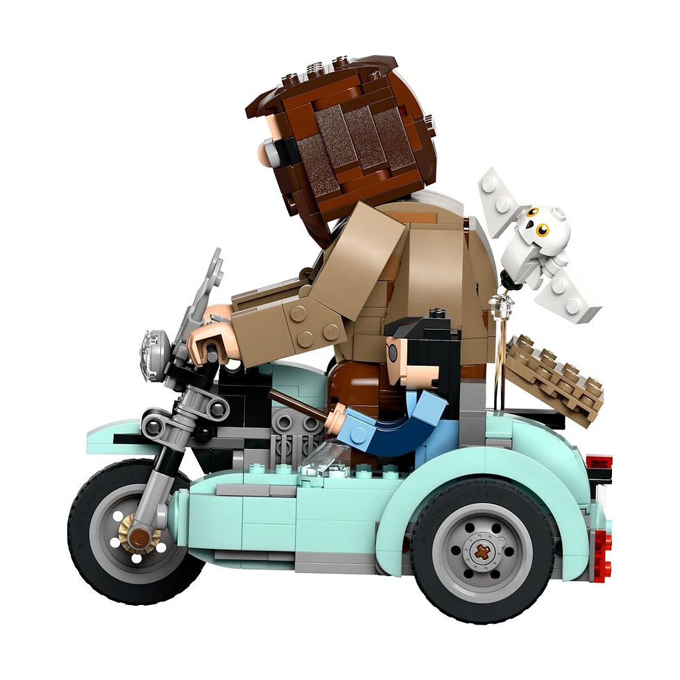 Miniatura: Lego Harry Poter - Mota Hagrid e Harry