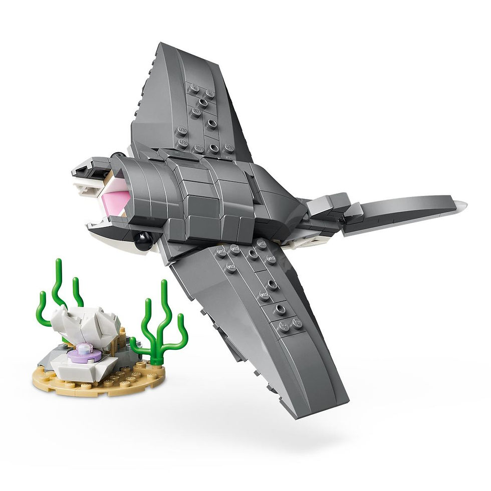Miniatura: Lego Creator - Tubarão Feroz com Baú do Tesouro