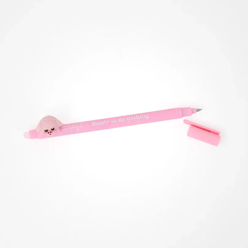 Miniatura: Mr.Wonderful - Esferográfica Apagável "Porco Lazy"