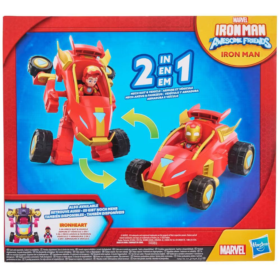 Miniatura: Iron Man e seus Incríveis Amigos - Veículo Iron Man C/Figura