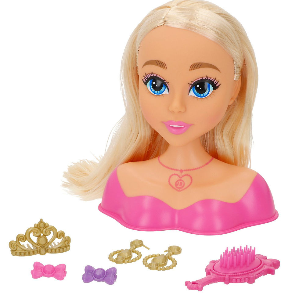 Busto Boneca C/Acessorios Styling CB