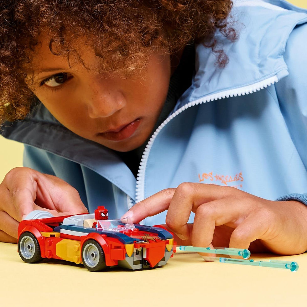Miniatura: Lego Marvel - Carro do Spider-Man Contra Wolverine Venomizado