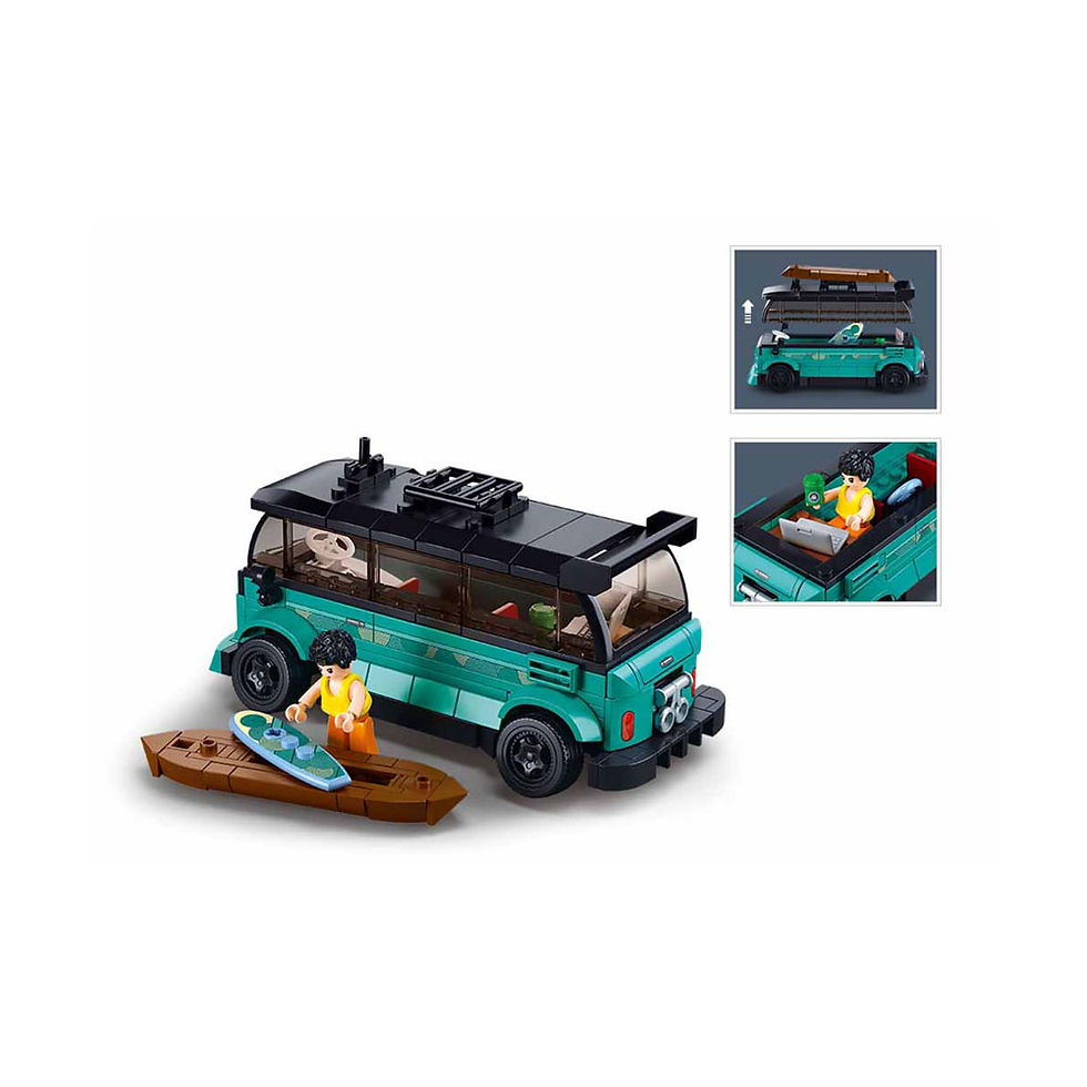 Miniatura: Const.Sluban - Model Bricks "Carrinha de Surf"