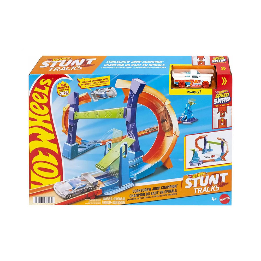 Hot Wheels - Pista Campeão de Salto C/Acrobacia