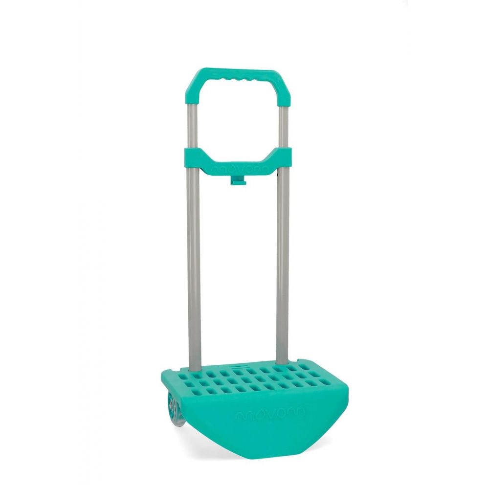 Carrinho P/Mochila Escolar Movom Azul Turquesa