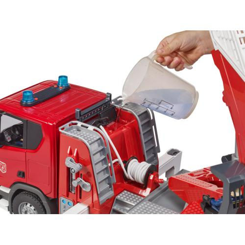 Miniatura: Bruder - Camião Bombeiros Scania C/Auto Escada