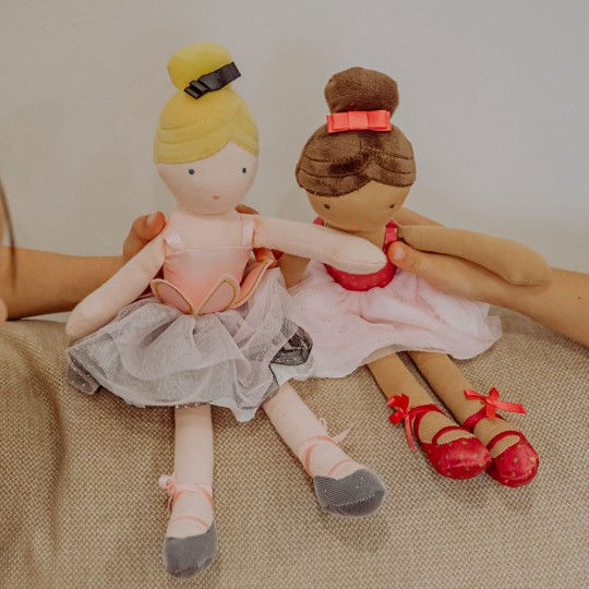 Miniatura: Jolijou - Boneca dançarina de tecido - Margot, minha pequena bailarina