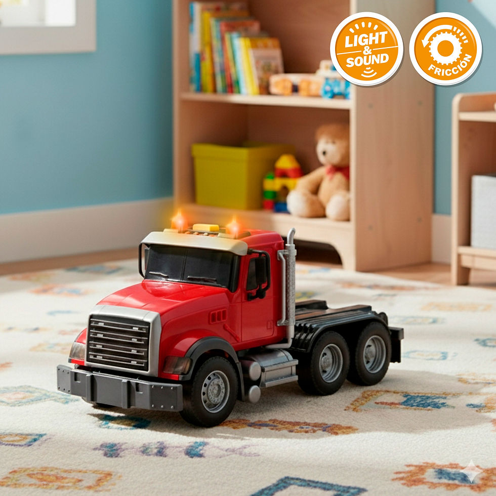 Miniatura: Camião C/Reboque + Trator C/Luz e Som Speed&Go