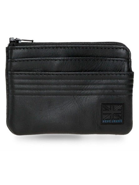 Pepe Jeans - Carteira Porta Moedas Hudson Preta