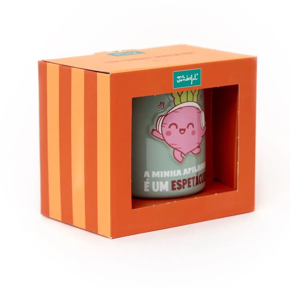 Mr.Wonderful - Caneca 3D Beterraba "A Minha Afilhada é um"